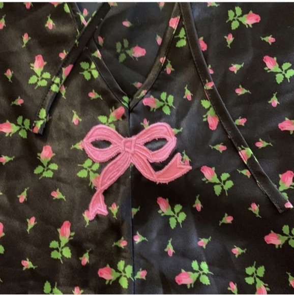 Betsey Johnson Rare Vintage Satin Lingerie Dress Size Medium - Picture 2 of 6